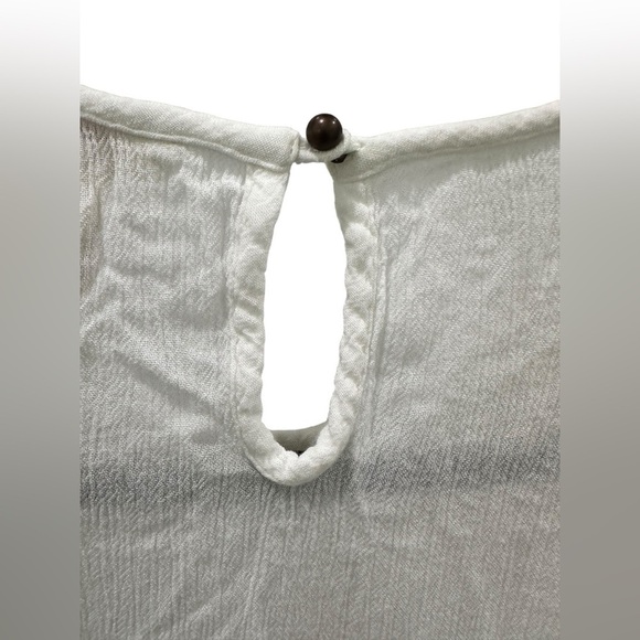 Sundance white crotchet sleeveless flowy loose fit top - Picture 4 of 5